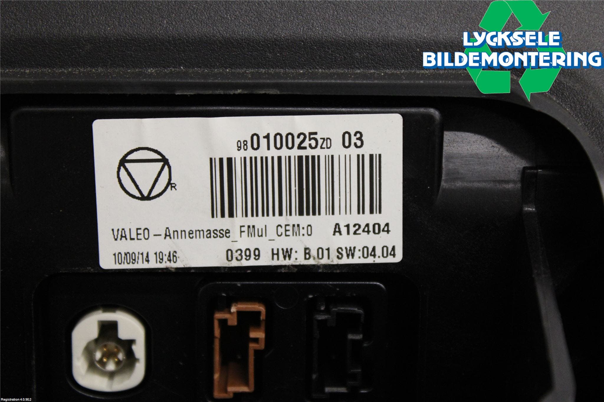 Citroen C4 CACTUS 14-20 Bildskärm