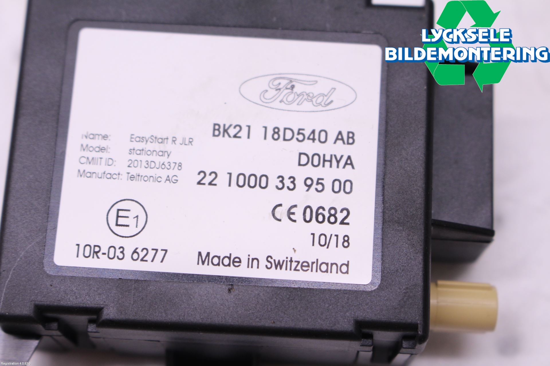Ford TRANSIT/TOURNEO CUSTOM 13-24 Styrenhet Bensin-Dieselvärmare