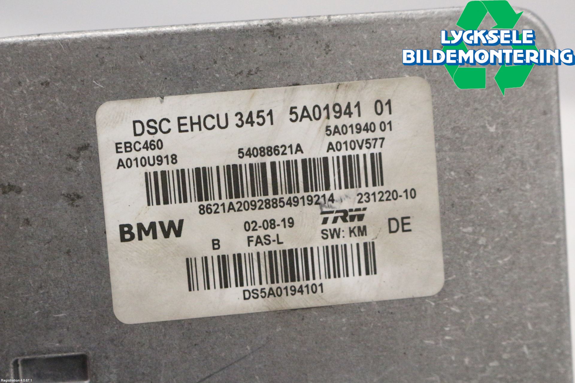 BMW X3 G01 18- Abs Hydraulaggregat
