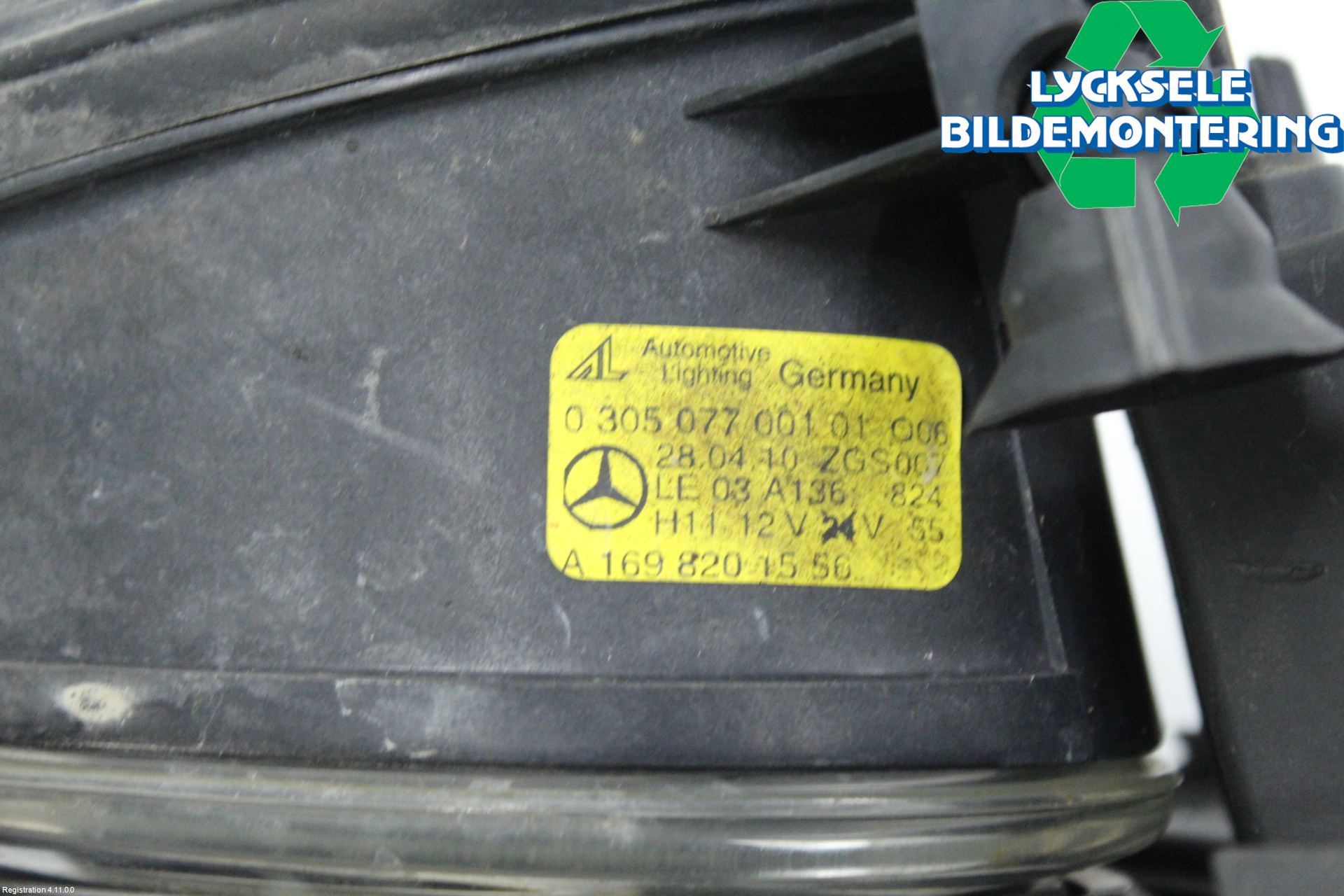 Mercedes-Benz MB C-KLASS (W204) 07-15 Dimljus-Varselljus Fram