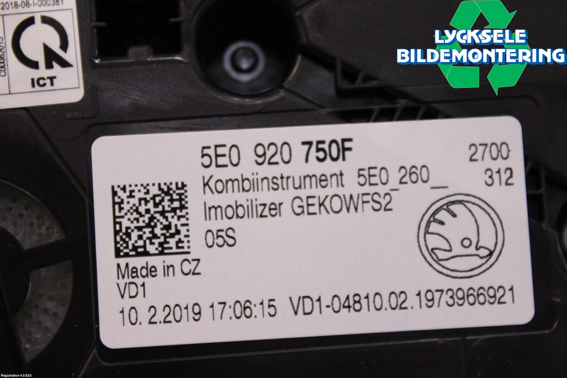 Skoda OCTAVIA (5E) 13-20 Instrument Komb
