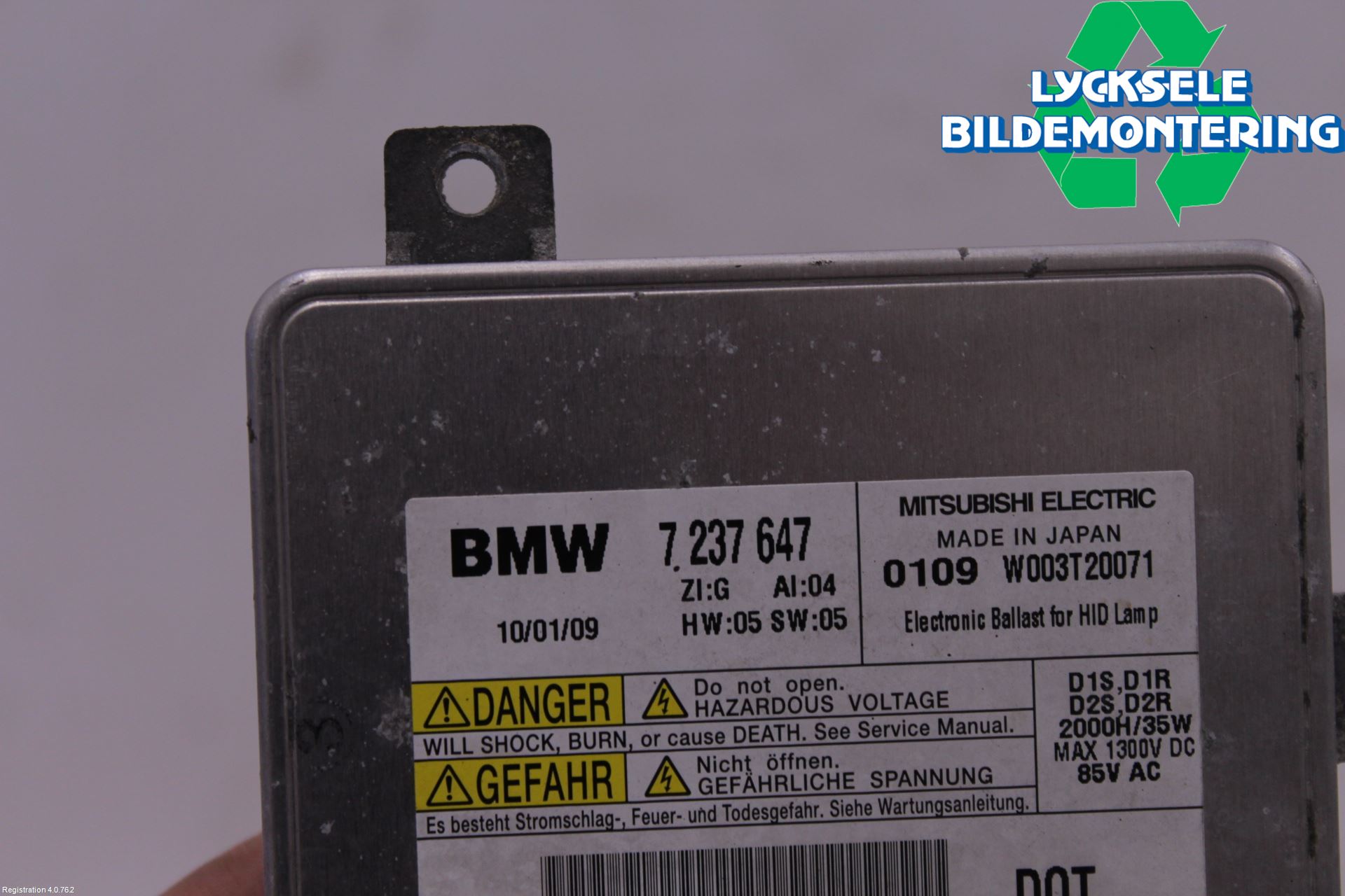 BMW 3 E90/91 SED/TOU 05-12 Styrenhet Strålkastare