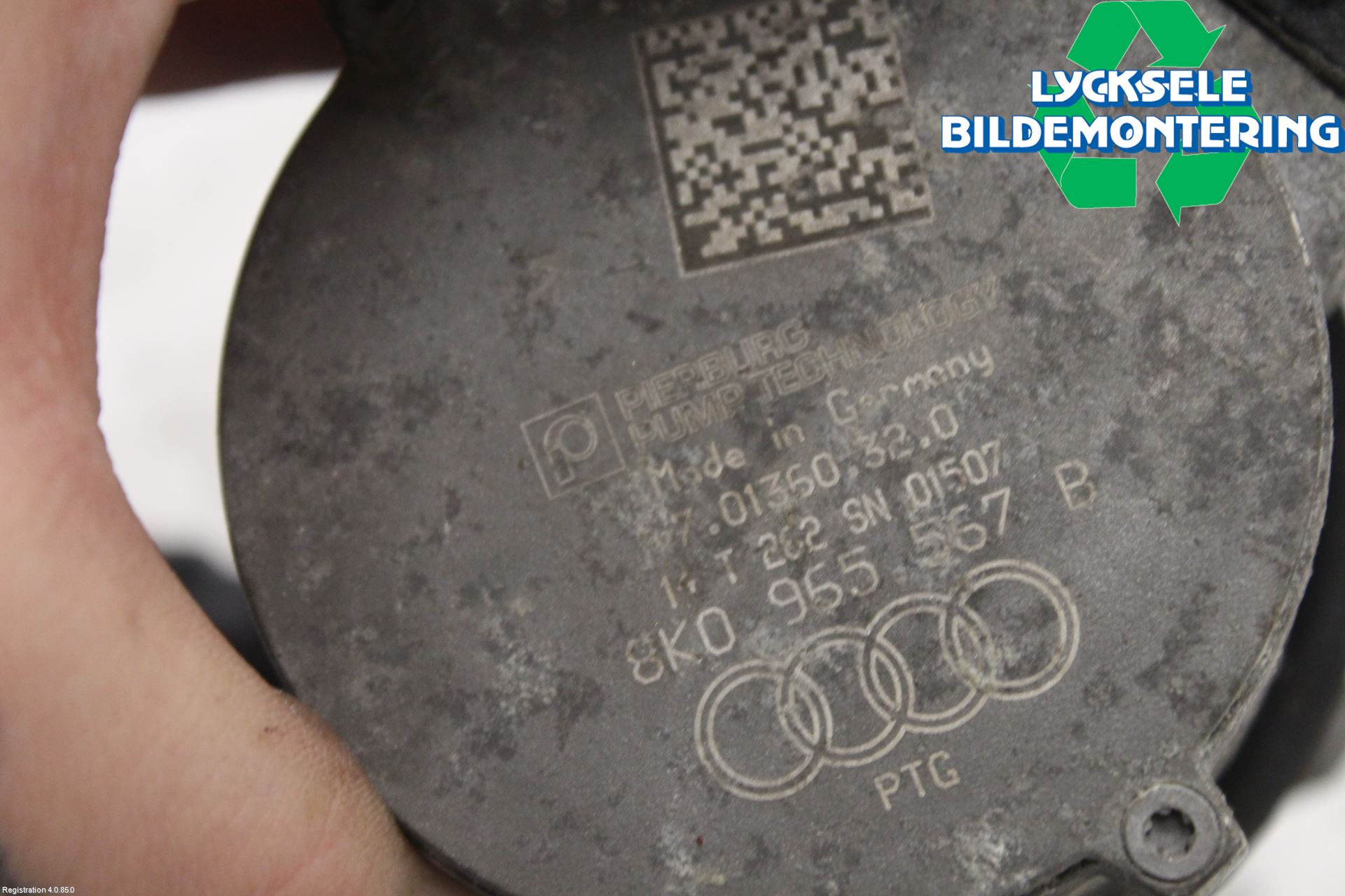 Audi A7/S7 4G 11-17 Värme Cirkulationspump