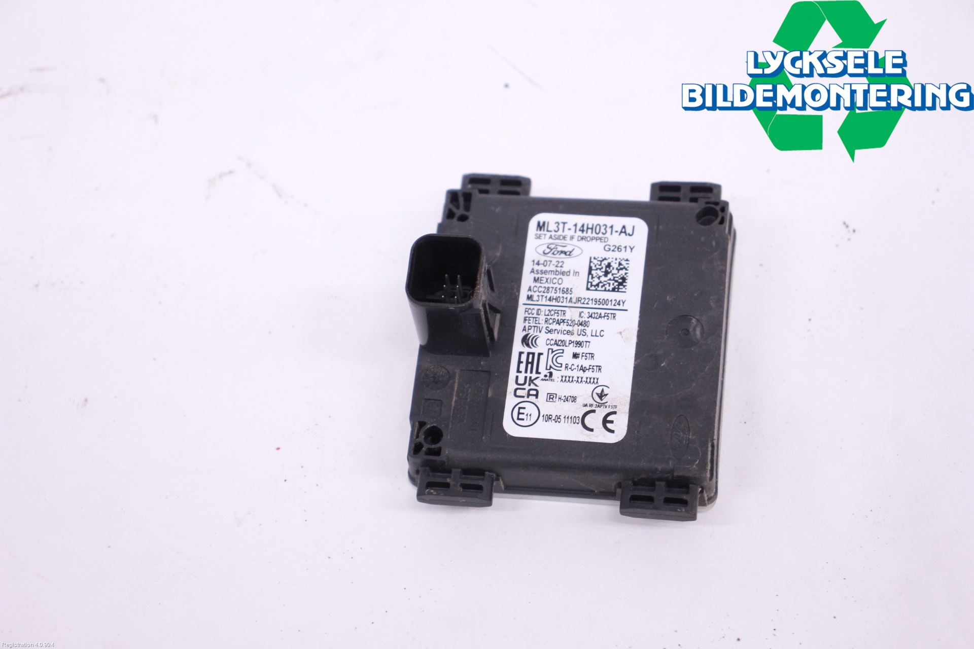 Ford MUSTANG Mach-E 21- Sensor Aktivt Kollisionsskydd