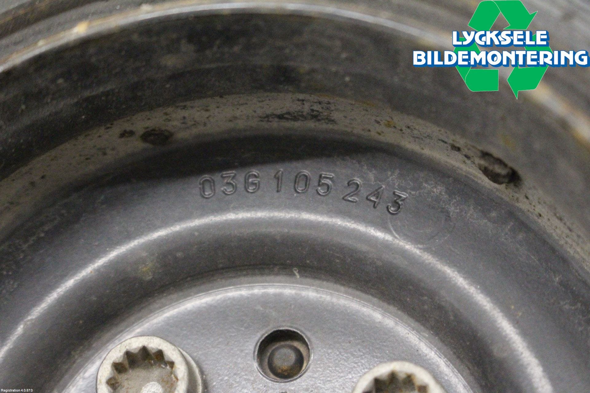 Volkswagen VW GOLF / E-GOLF VII 13-20 Remskiva