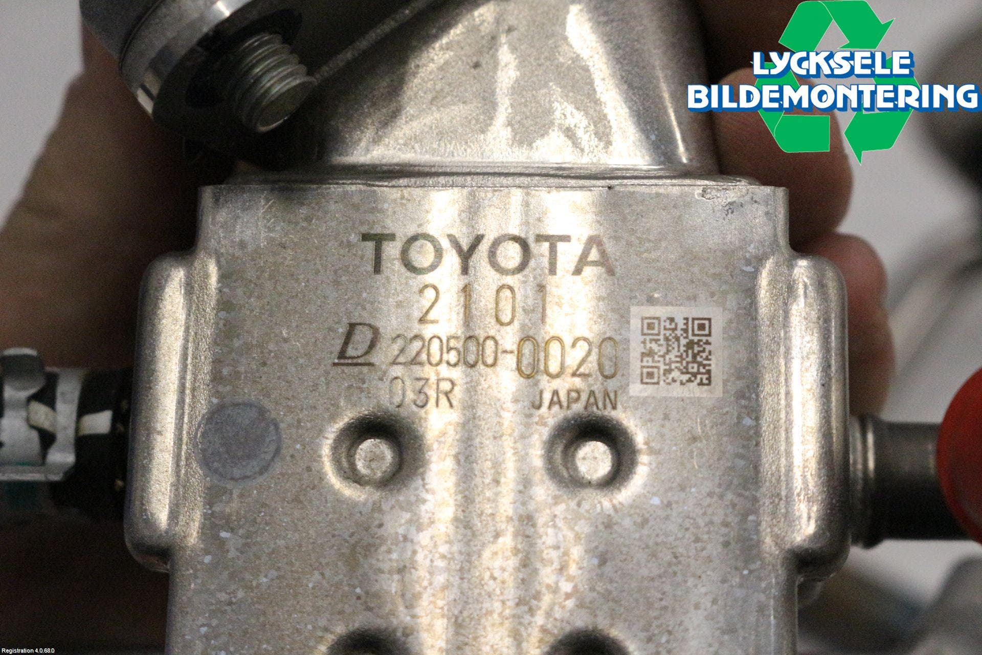 Toyota YARIS XP130 12-14 Egr Ventil