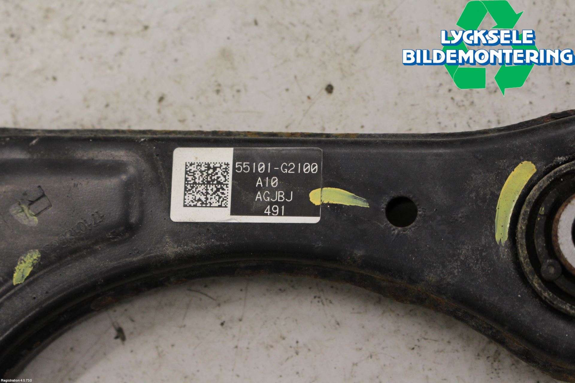 Kia NIRO (DE) 17-22 Bärarm Bak Övre Höger