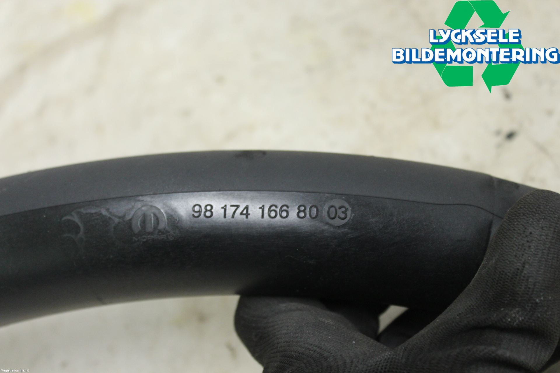 Opel ASTRA L 22- Laddluft-Intercoolerrör