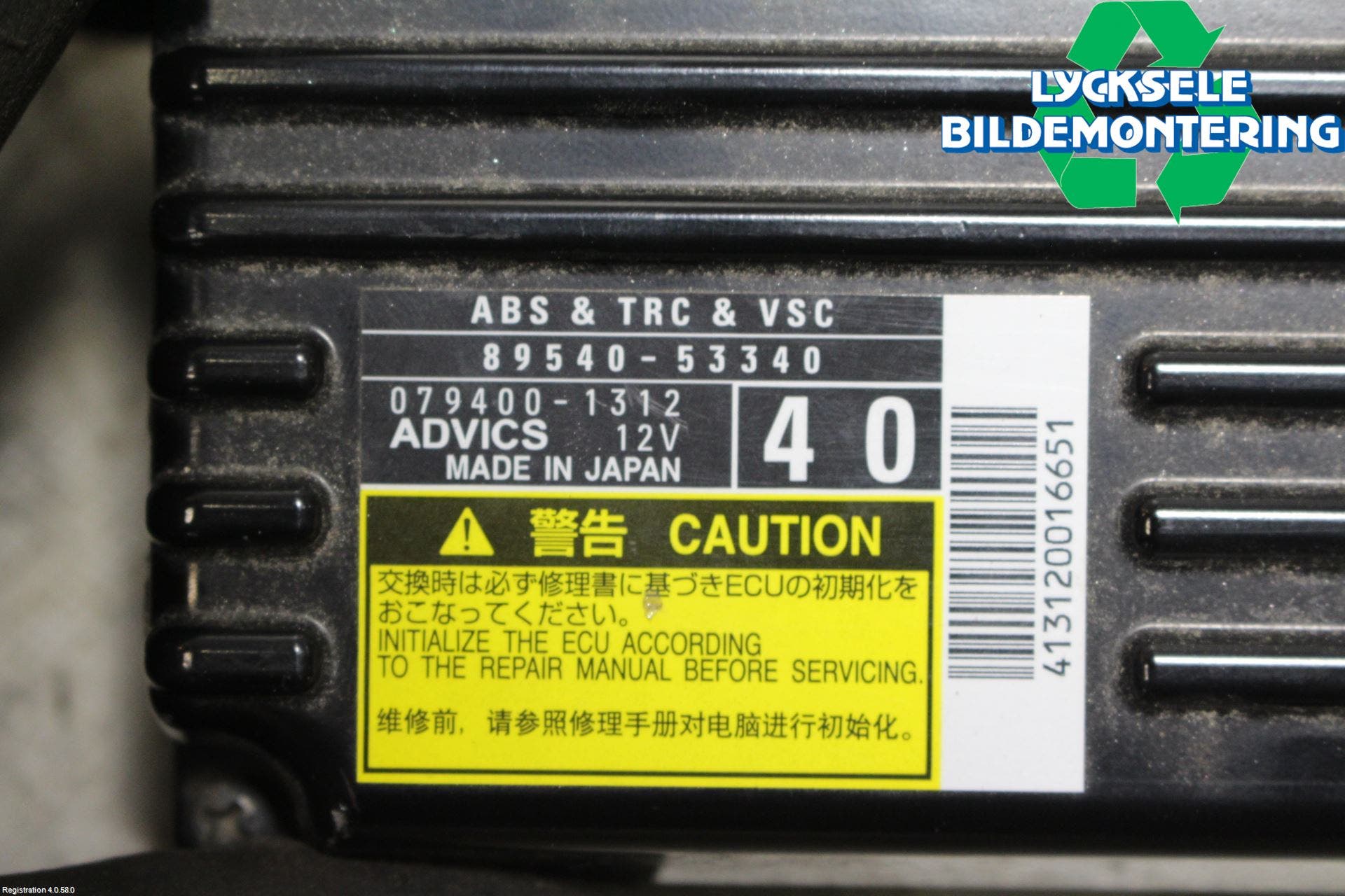 Lexus IS 250/350 14-20 Styrenhet Abs