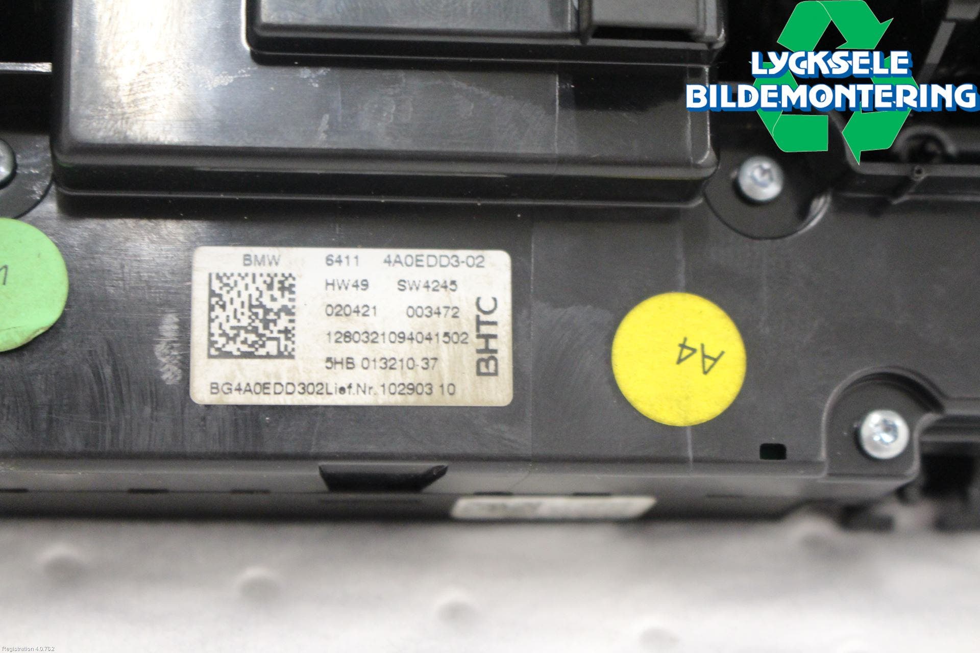 BMW 3 G20/G21/G80/G81 19- Ac Styrenhet Ac Manöveren