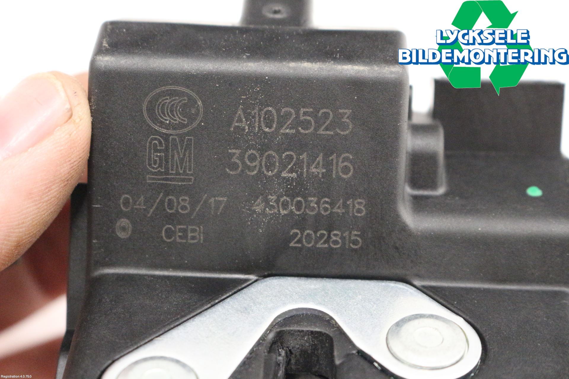 Opel ASTRA K 16-22 Låskista Baklucka