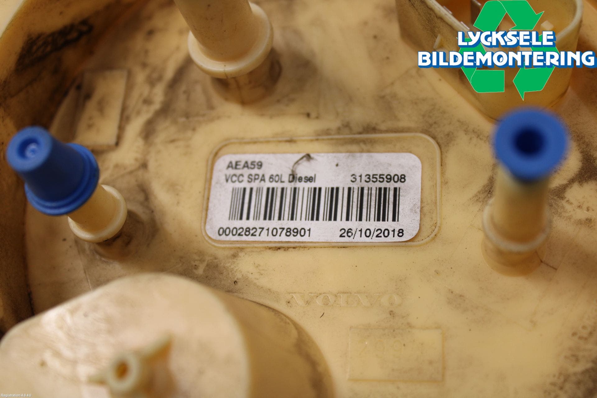 Volvo V60 19- Bränslepump El