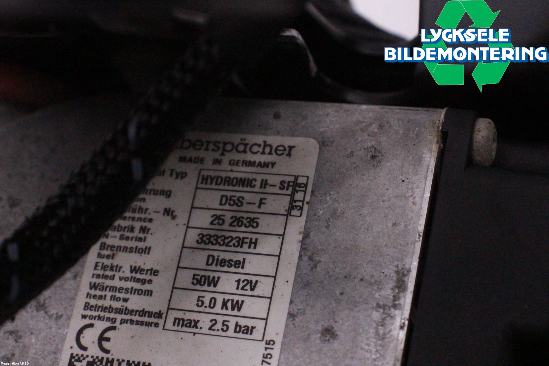 Audi A4/S4 B9 16-19 Dieselvärmare