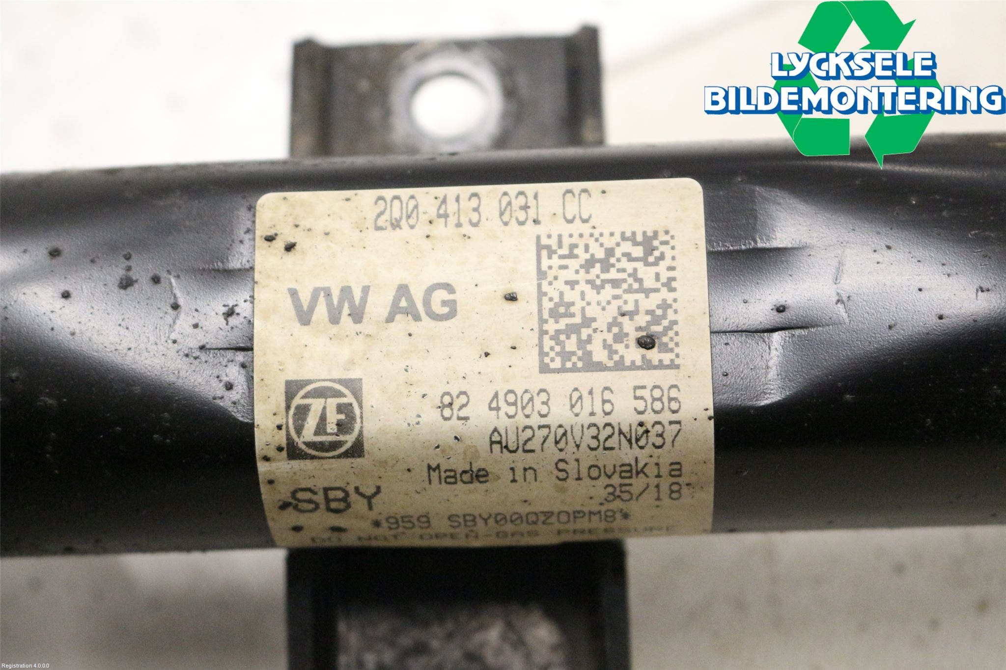 Audi A1 19- Fjäderben Fram Höger