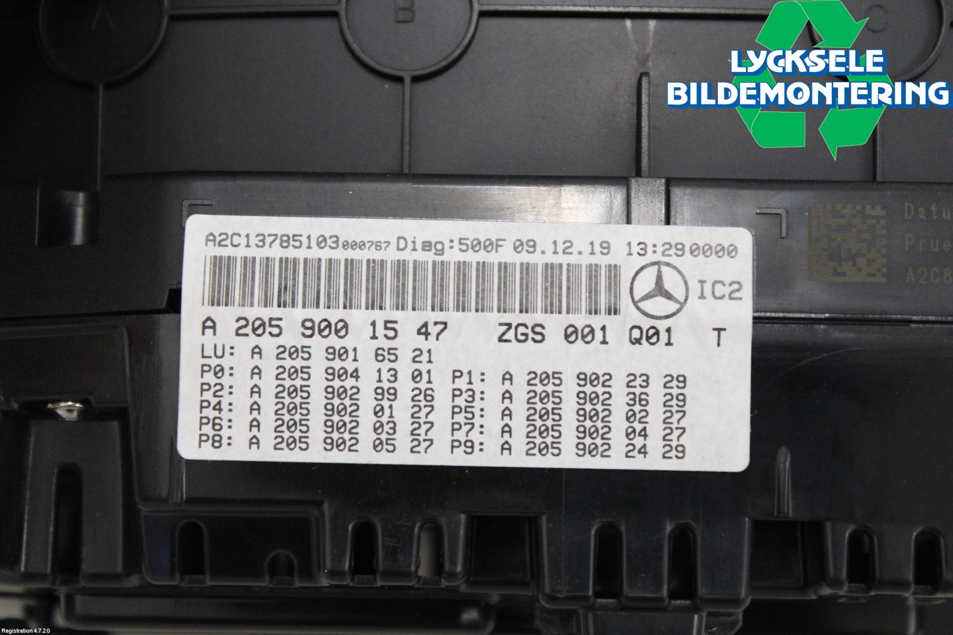 Mercedes-Benz MB C-KLASS (W205) 14-21 Instrument Komb