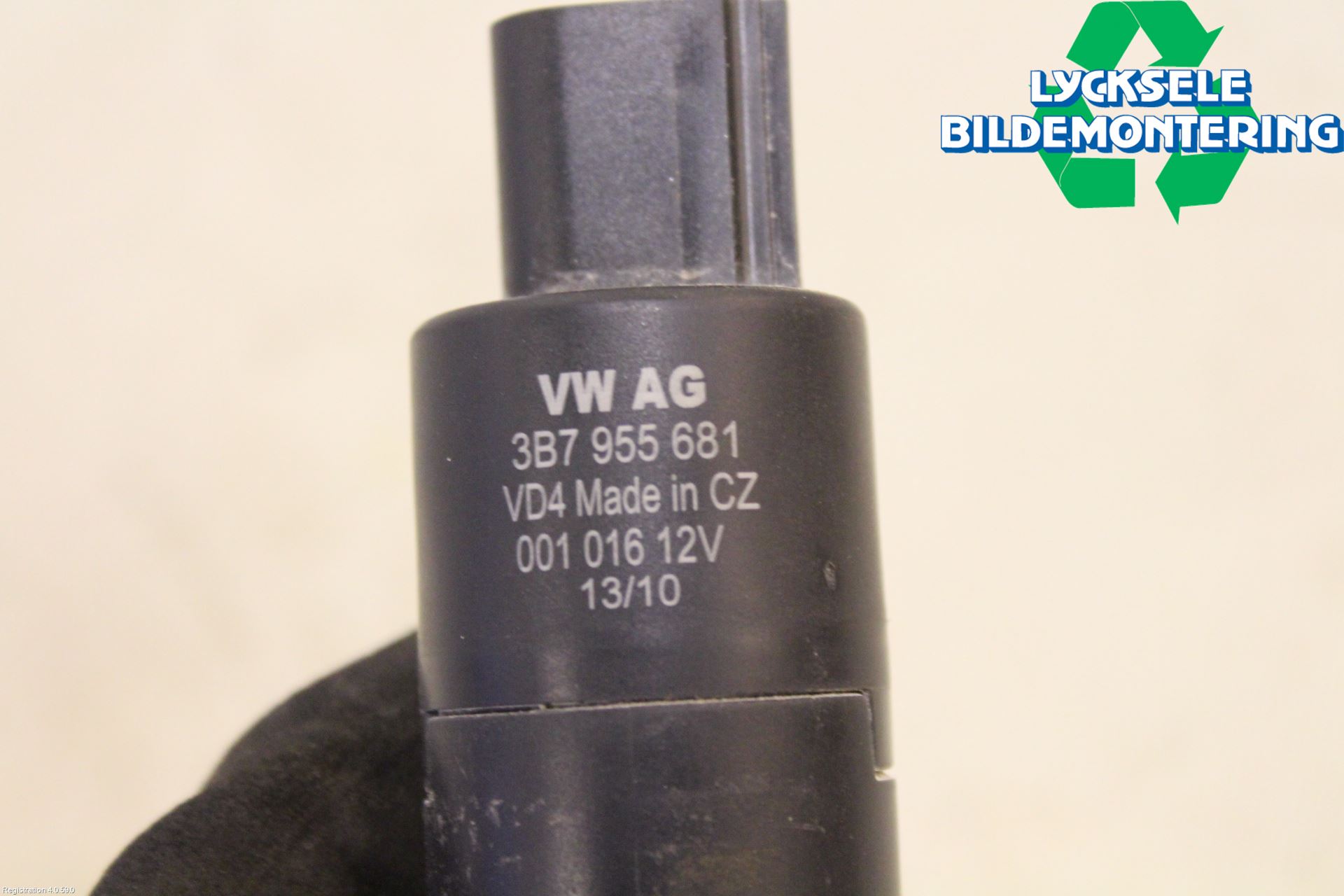 Volkswagen VW TOUAREG 7L 03-10 Spolarpump Högtryck
