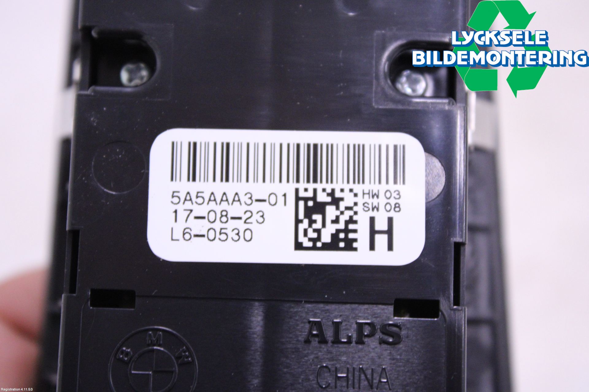 BMW 5 G30/G31/F90 17-23 Strömställare Elhiss