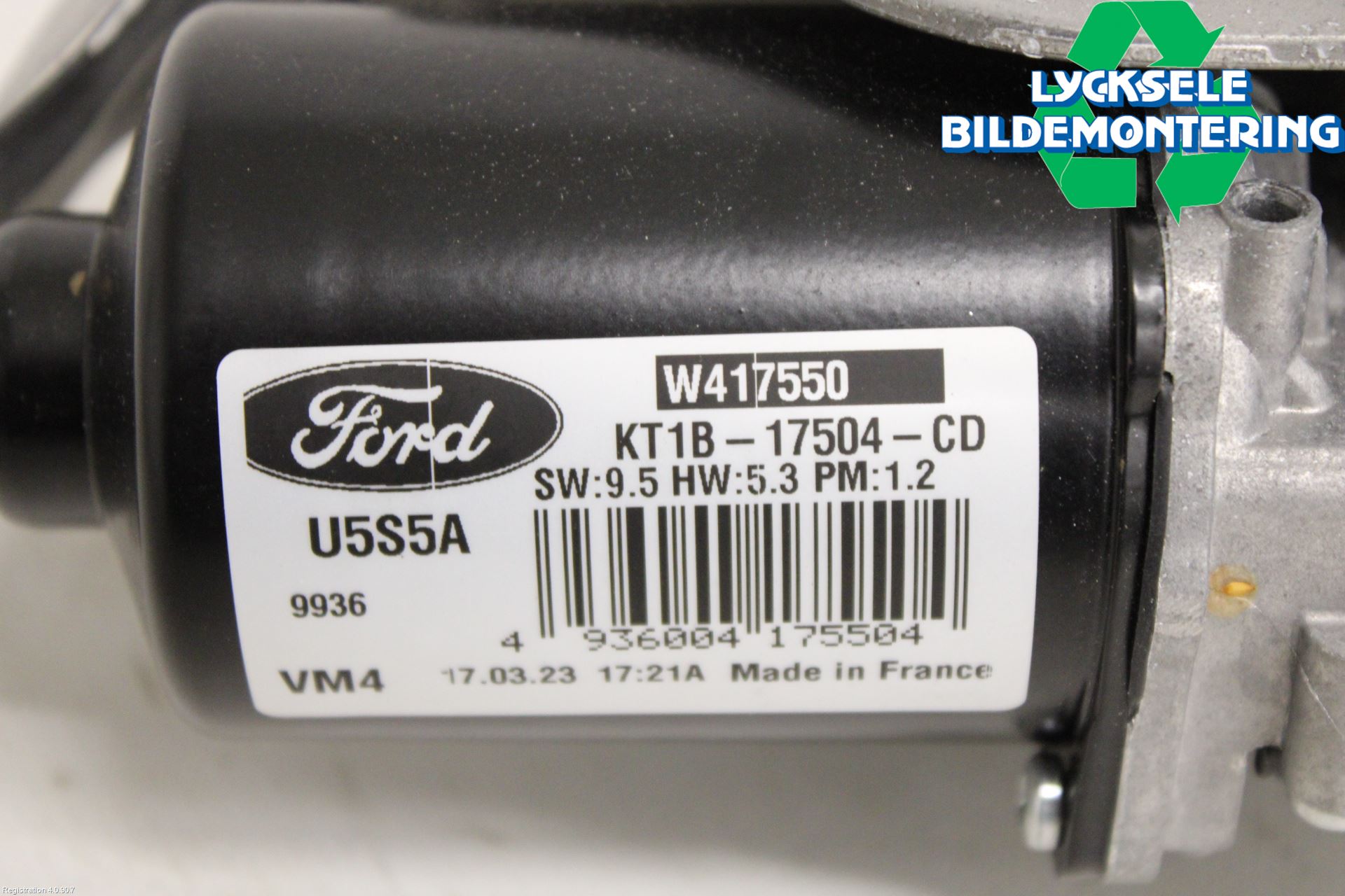 Ford TRANSIT/TOURNEO CONNECT 22- Torkarmotor Vindruta