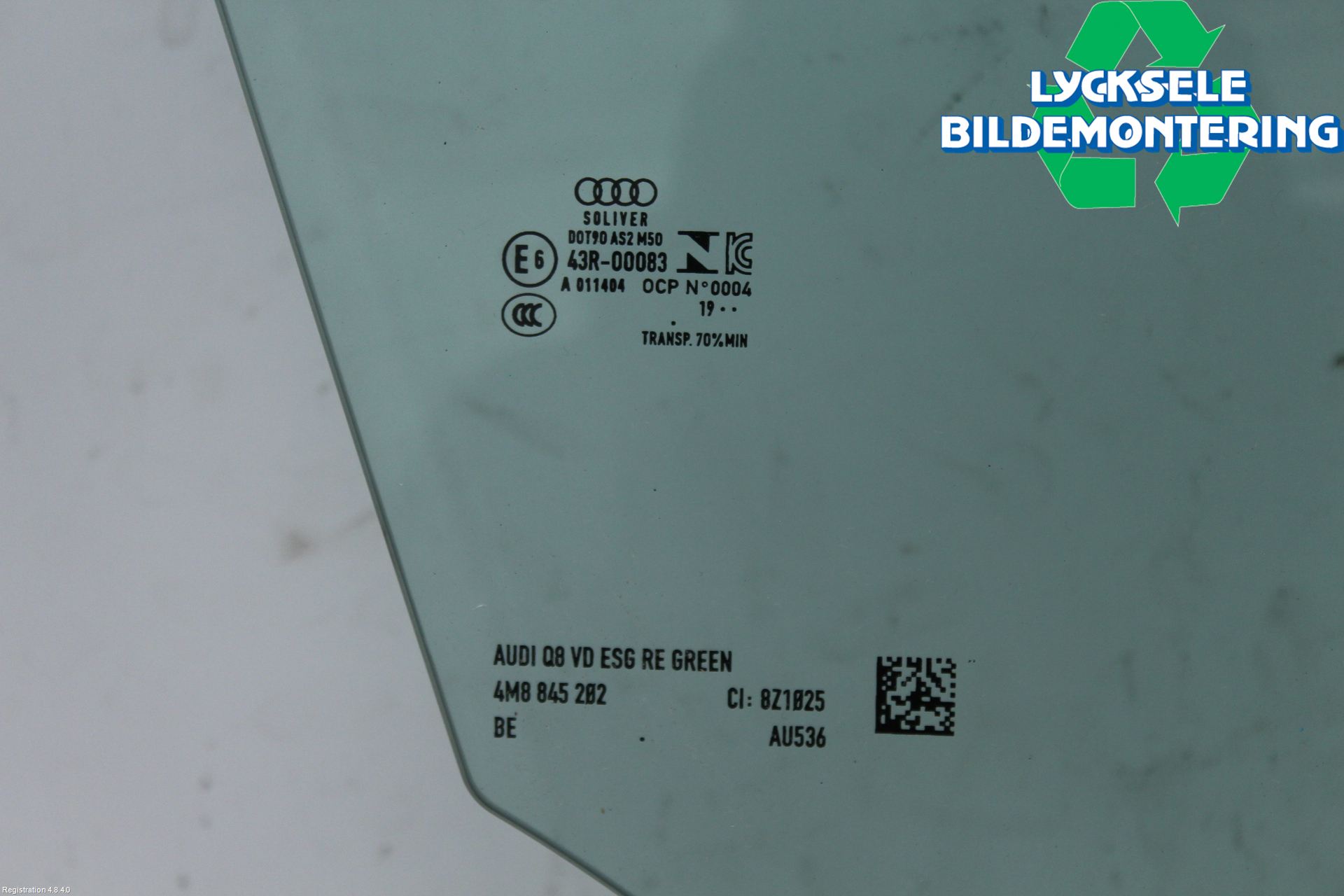 Audi Q8/SQ8 4M 19- Dörruta Fram Höger