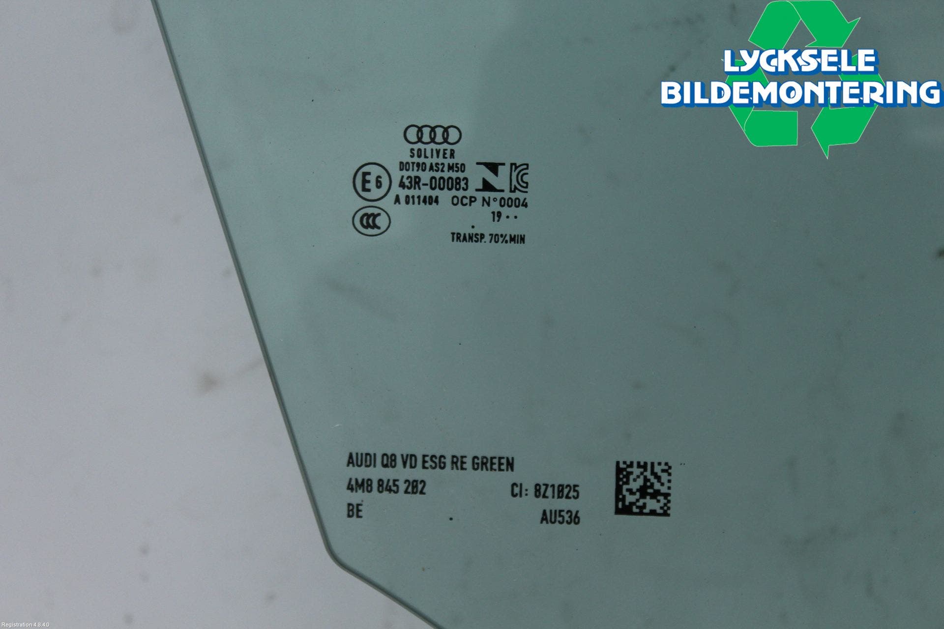 Audi Q8/SQ8 4M 19- Dörruta Fram Höger