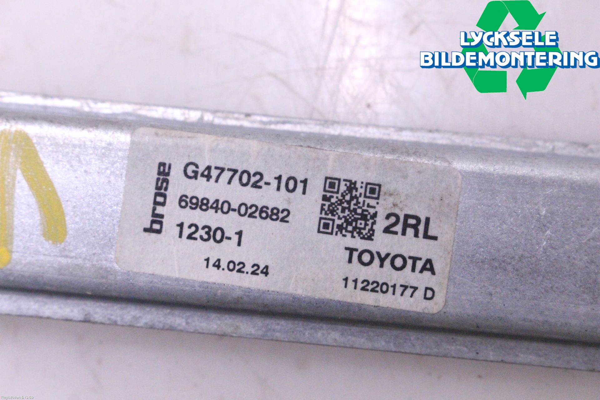 Toyota COROLLA 19- Fönsterhiss El Kompl