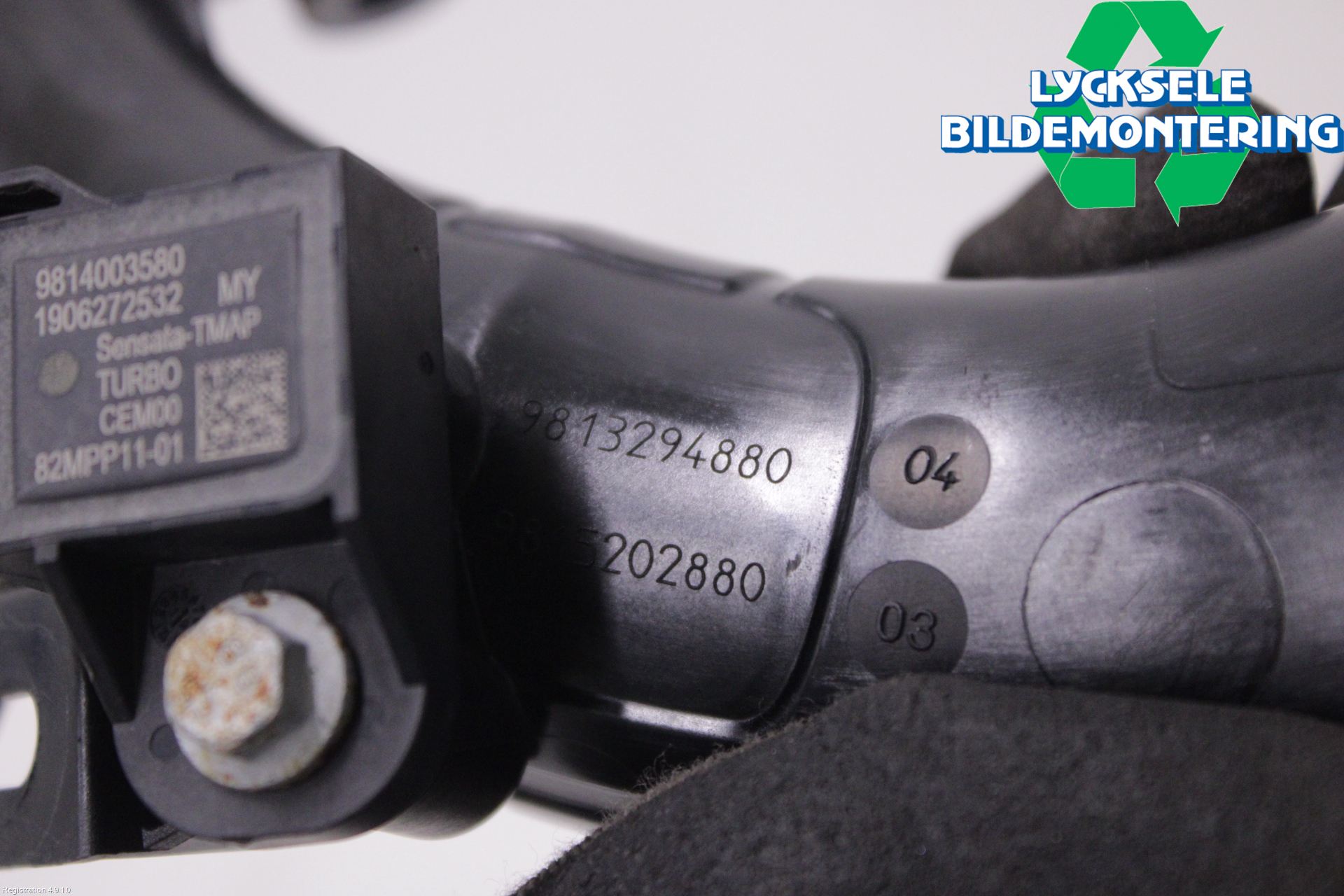 Peugeot PARTNER/E-PARTNER 19- Laddluft-Intercoolerrör