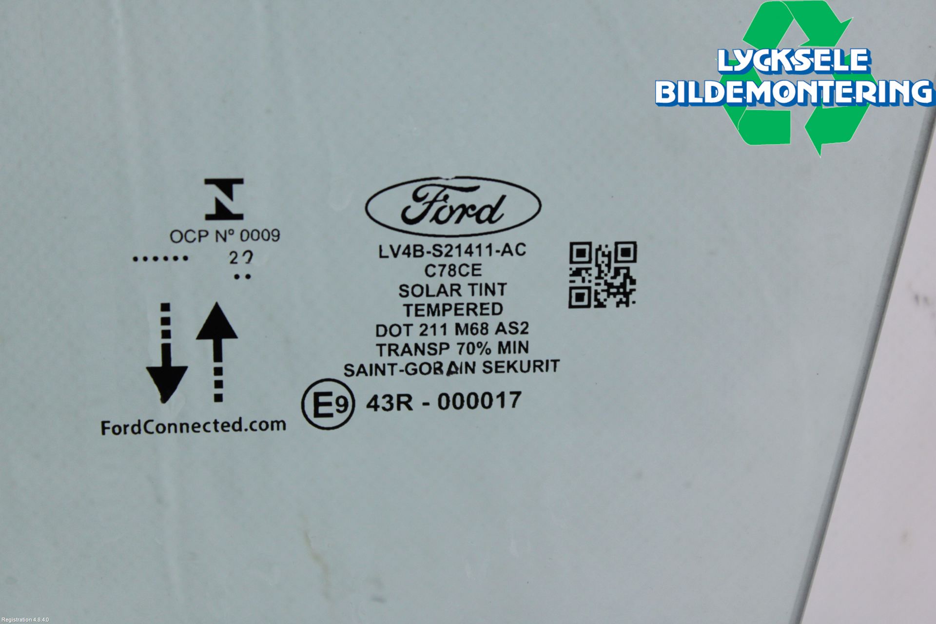 Ford KUGA/KUGA PHEZ/FHEV 20- Dörruta Fram Vänster