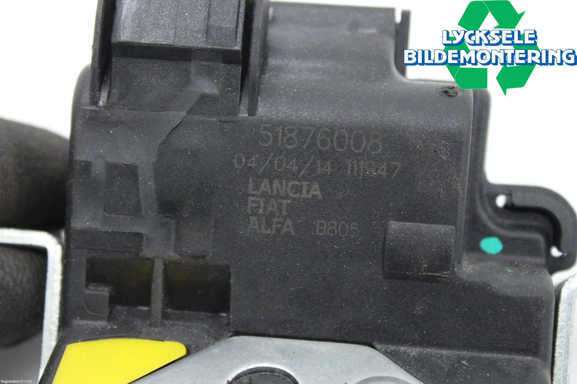 Fiat 500L 13-19 Lås-Bakluckelås