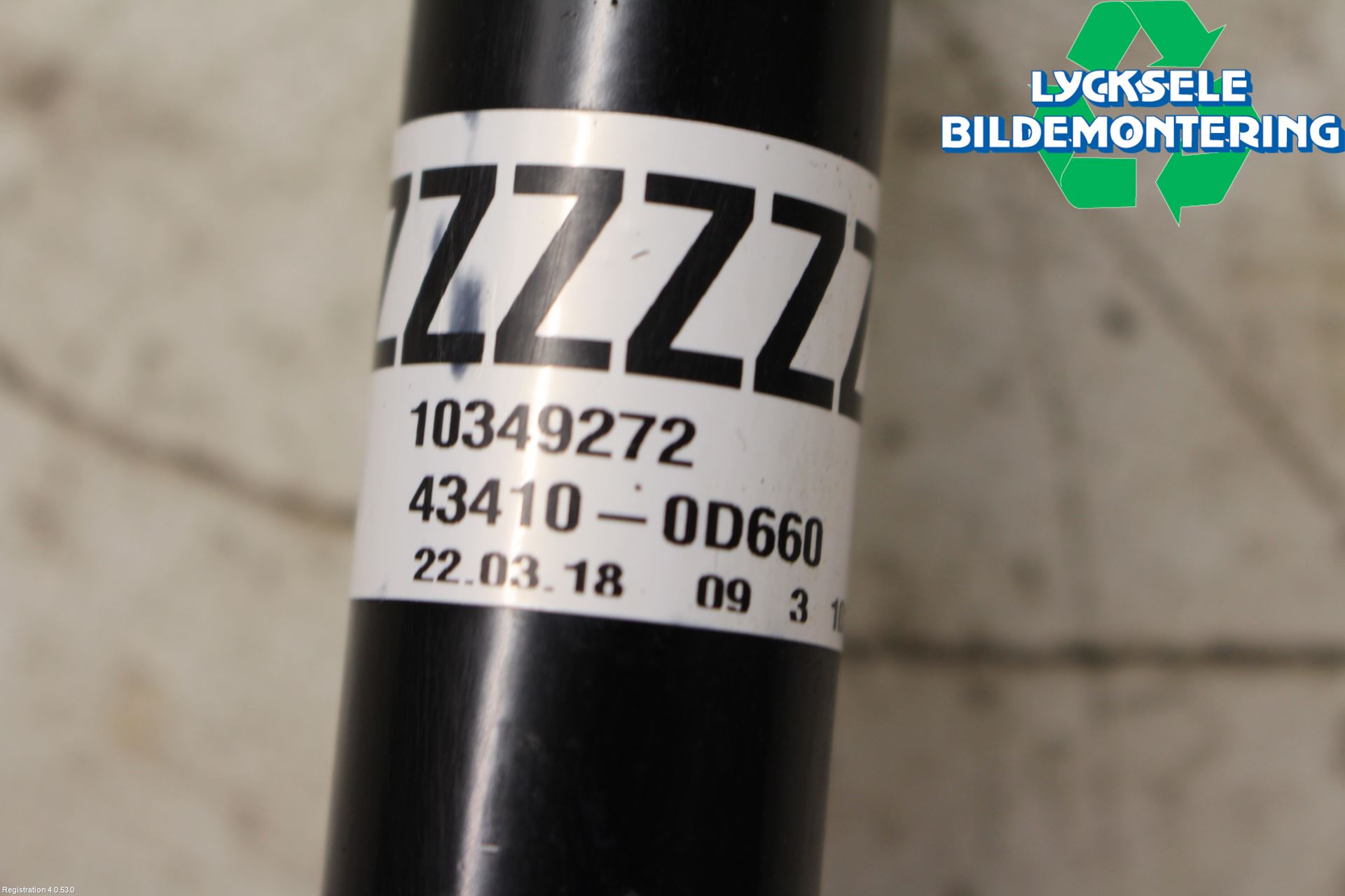 Toyota YARIS XP130 15-20 Drivaxel Fram Höger