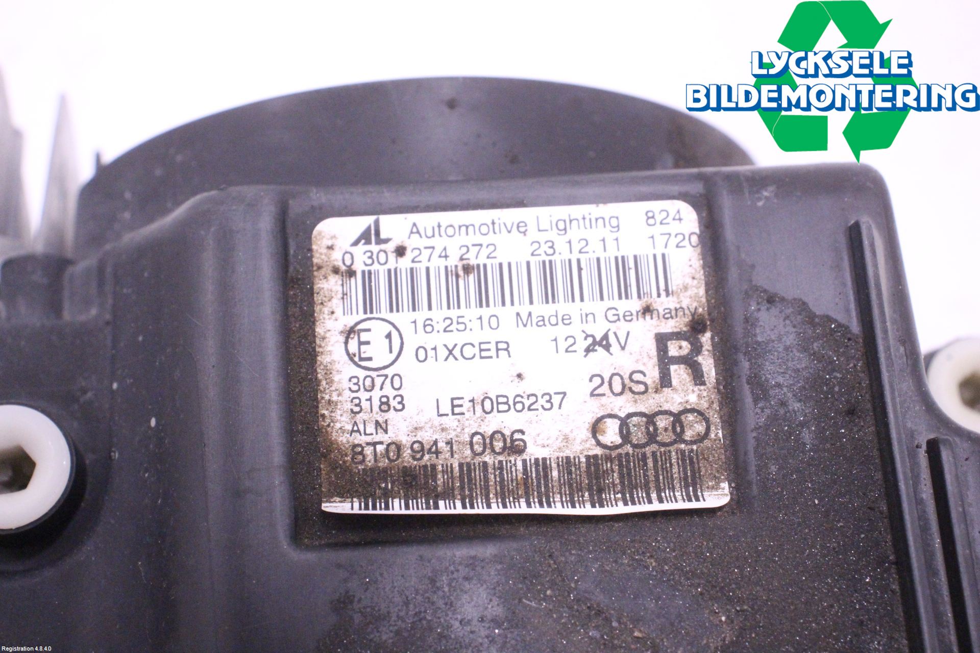 Audi A5 07-16 Strålkastare Höger