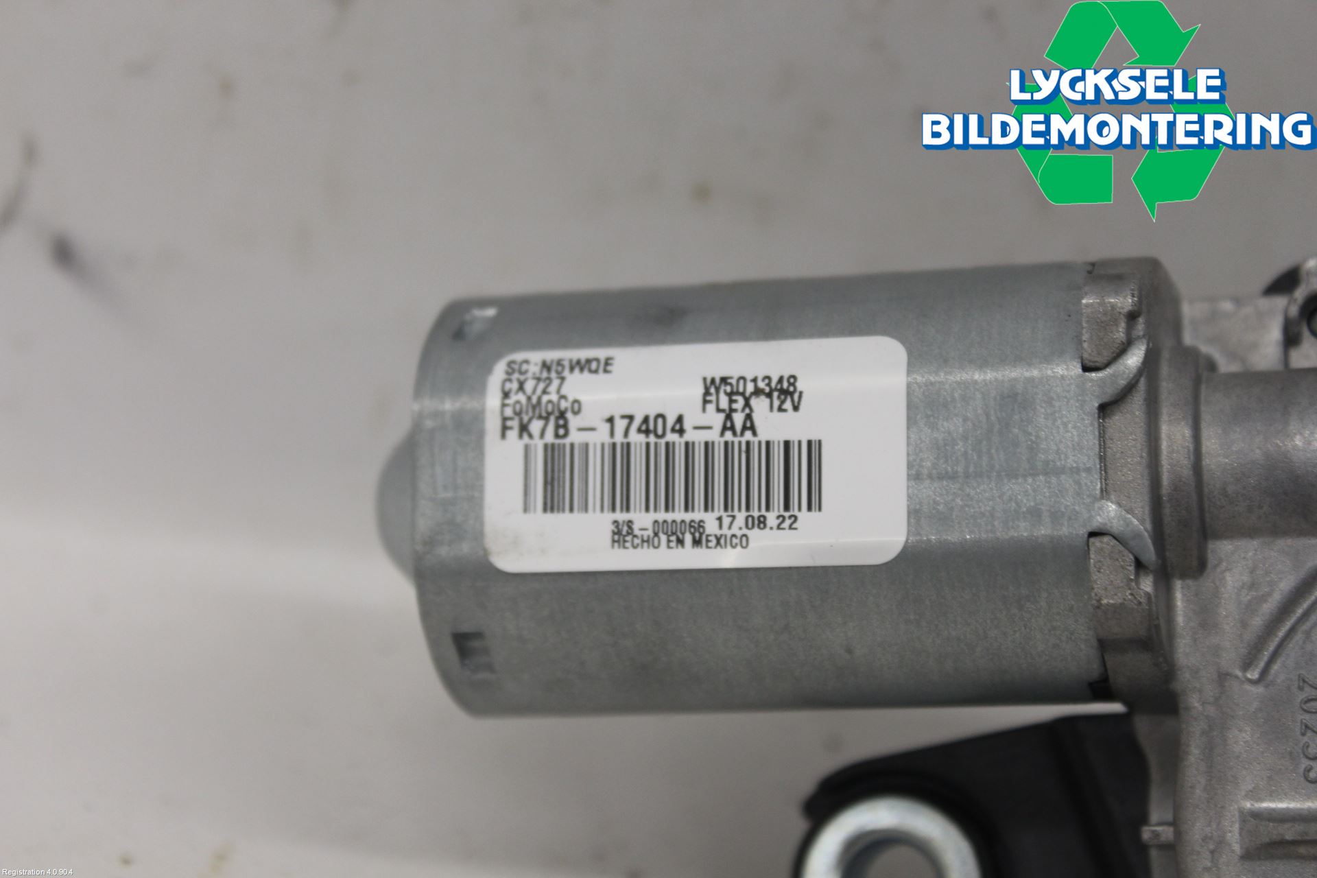 Ford MUSTANG Mach-E 21- Torkarmotor Baklucka