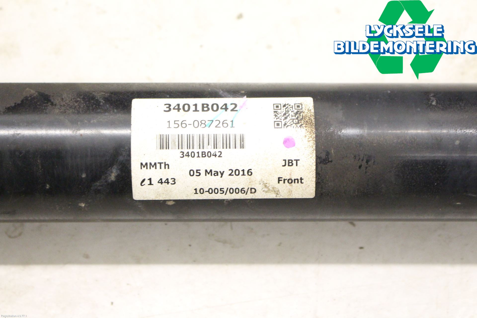 Fiat FULLBACK 16-19 Mellanaxel Främre 4Wd