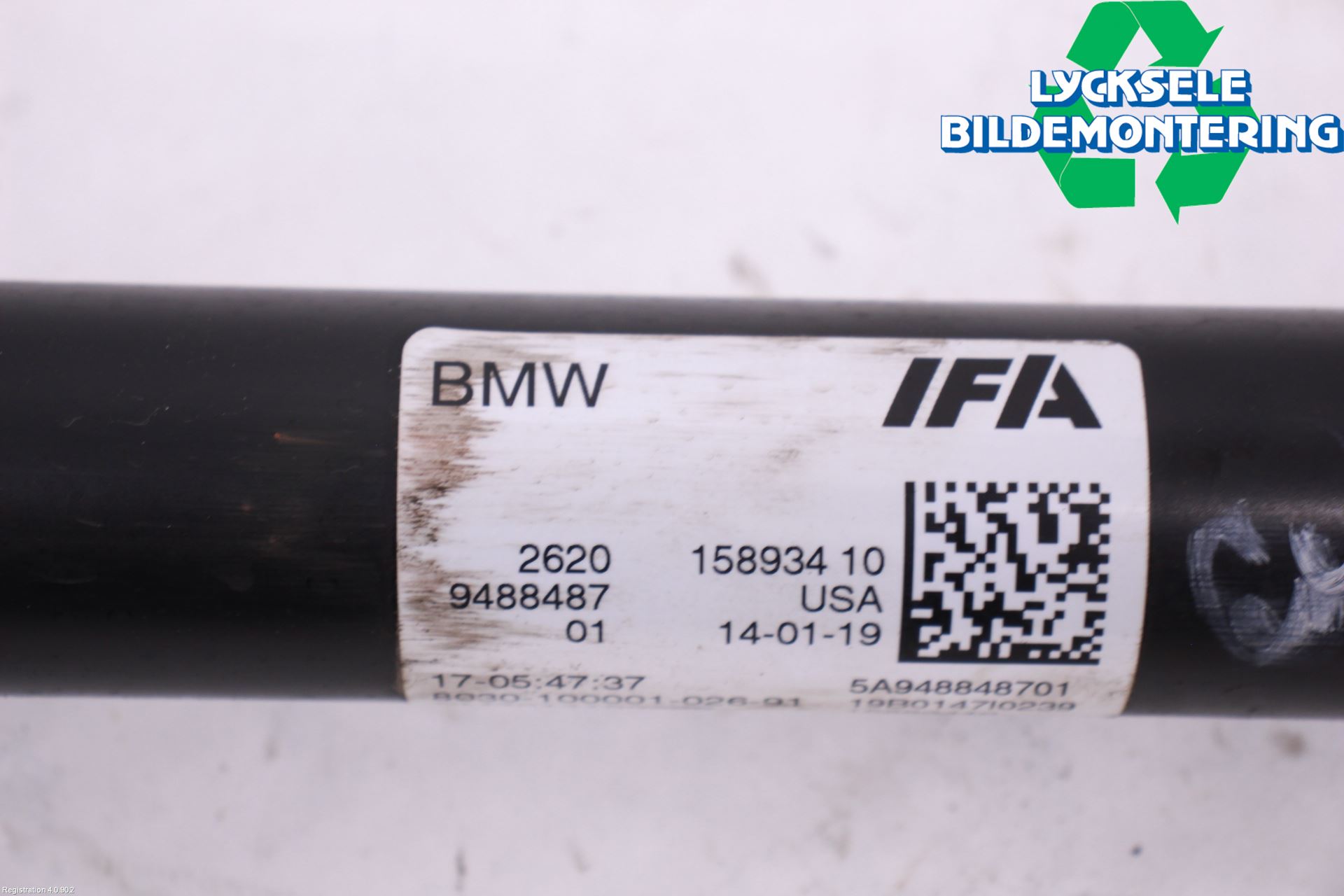 BMW X3 G01 18- Mellanaxel Främre 4Wd