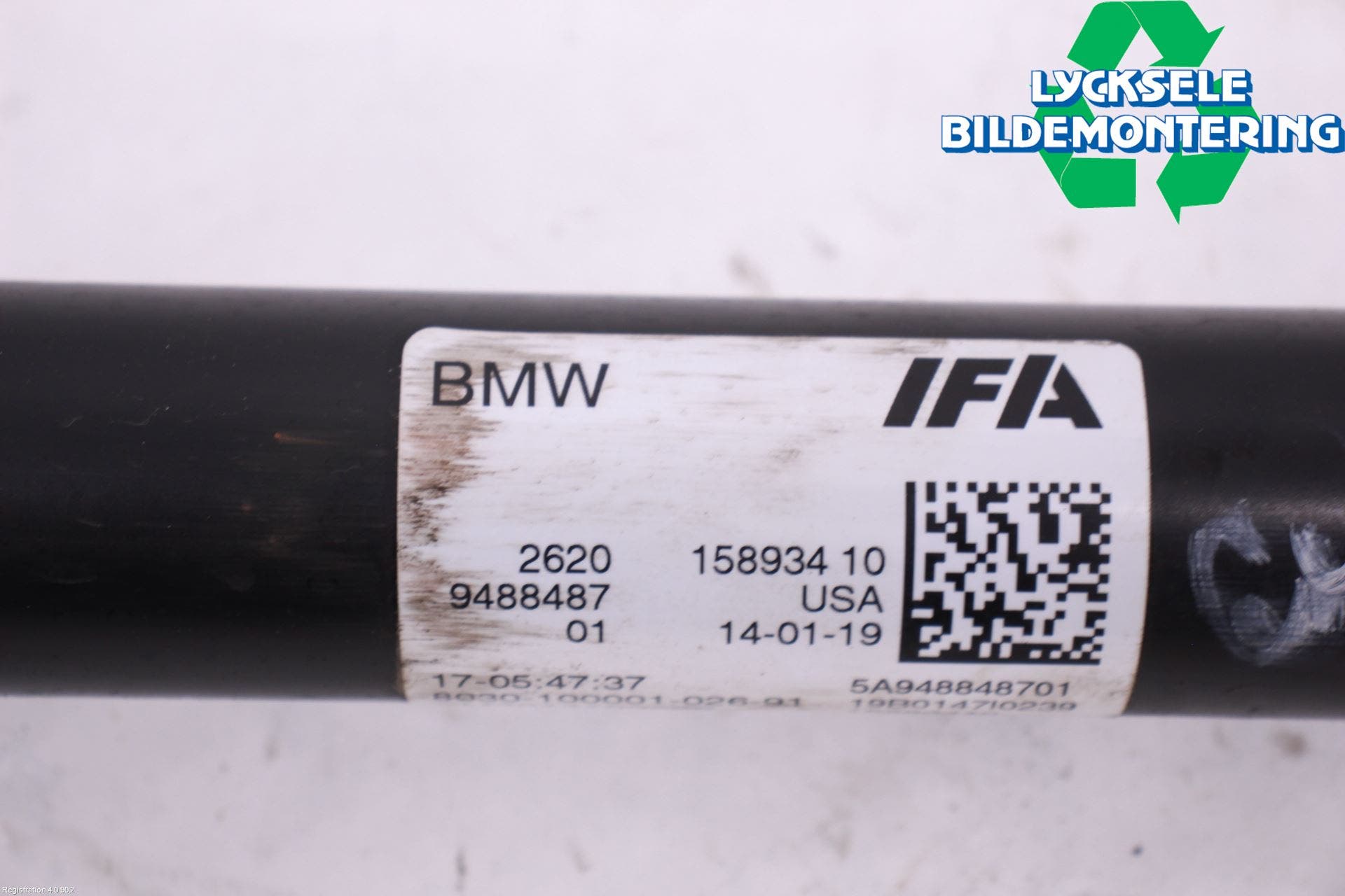 BMW X3 G01 18- Mellanaxel Främre 4Wd