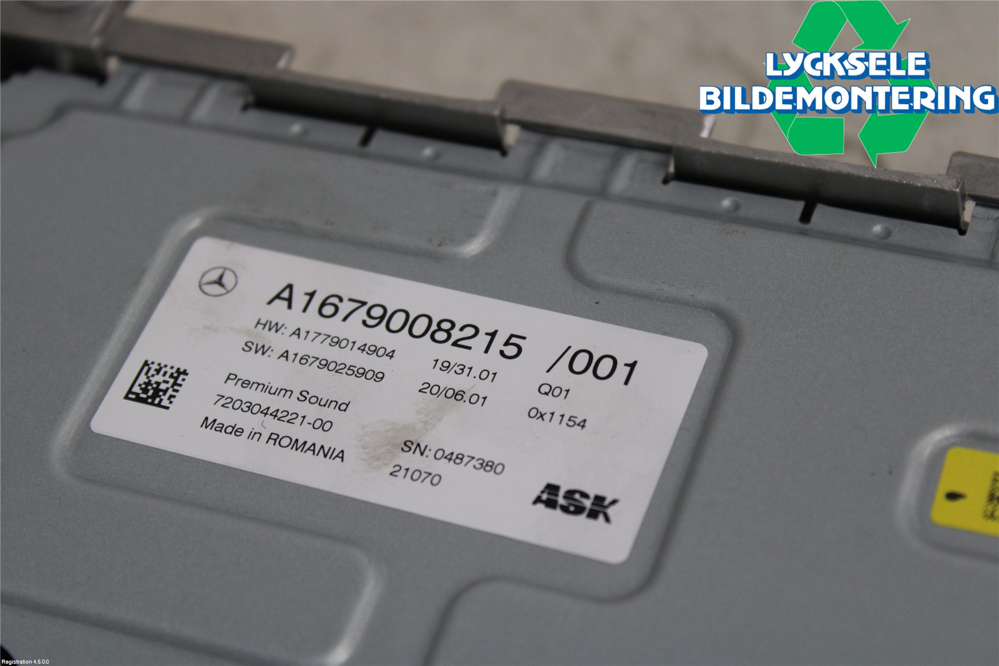 Mercedes-Benz MB GLE-KLASS (W167/V167/C167) 19- Radio-Stereo Förstärkare