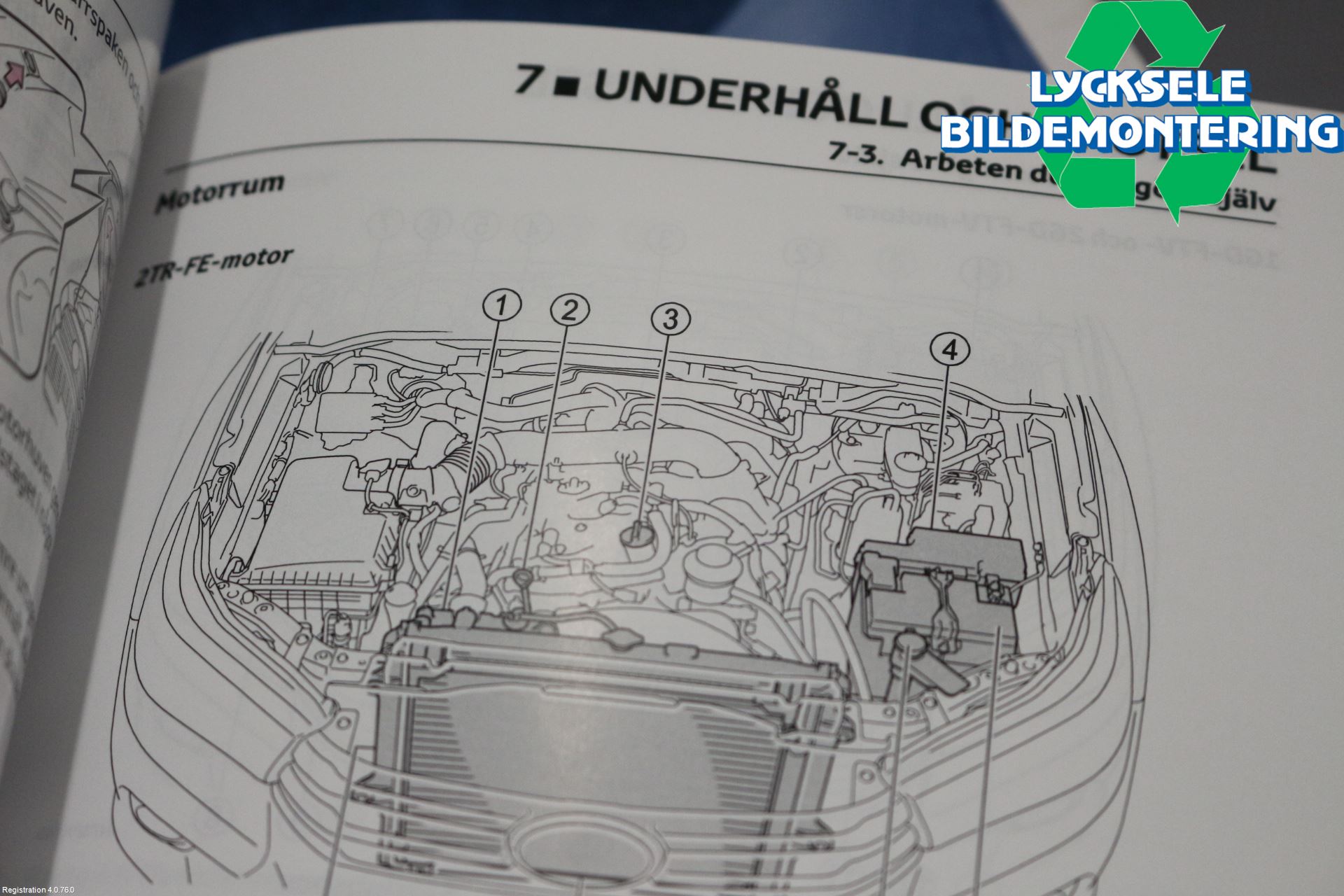 Toyota HILUX 16- Instruktionsbok