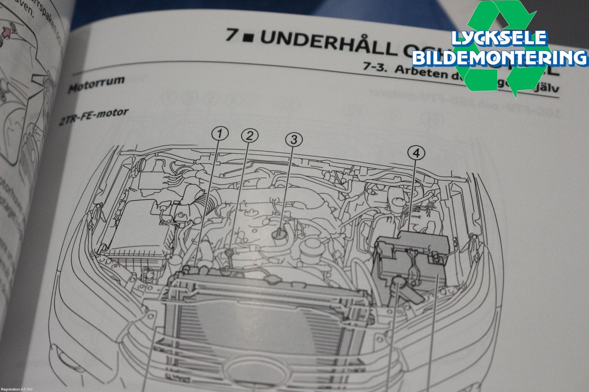 Toyota HILUX 16- Instruktionsbok