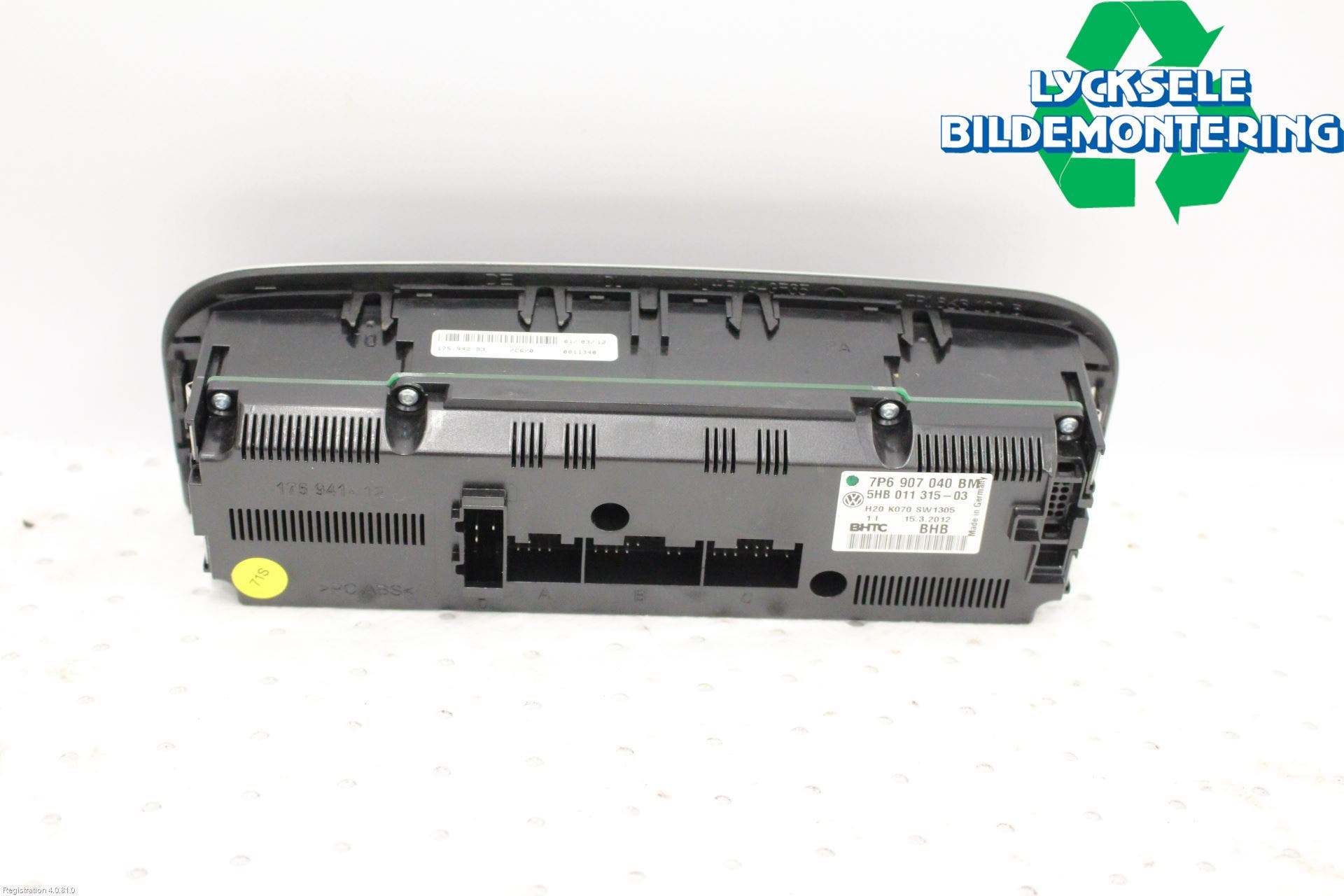 Volkswagen VW TOUAREG 7L 03-10 Ac Styrenhet Ac Manöveren