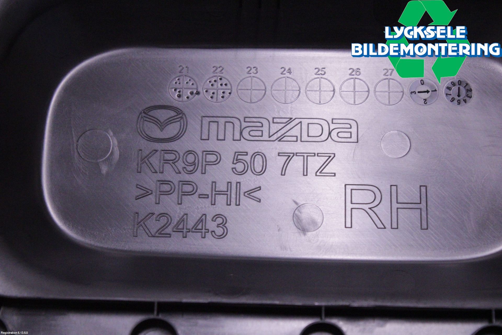 Mazda CX-60 22- Torpedplåt-Torpedplast