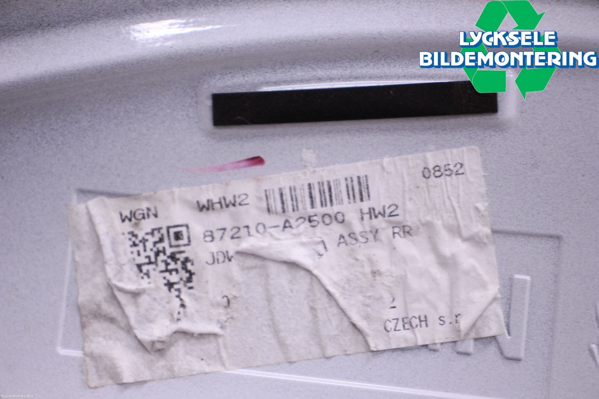 Kia CEED 12-18 Spoiler Baklucka