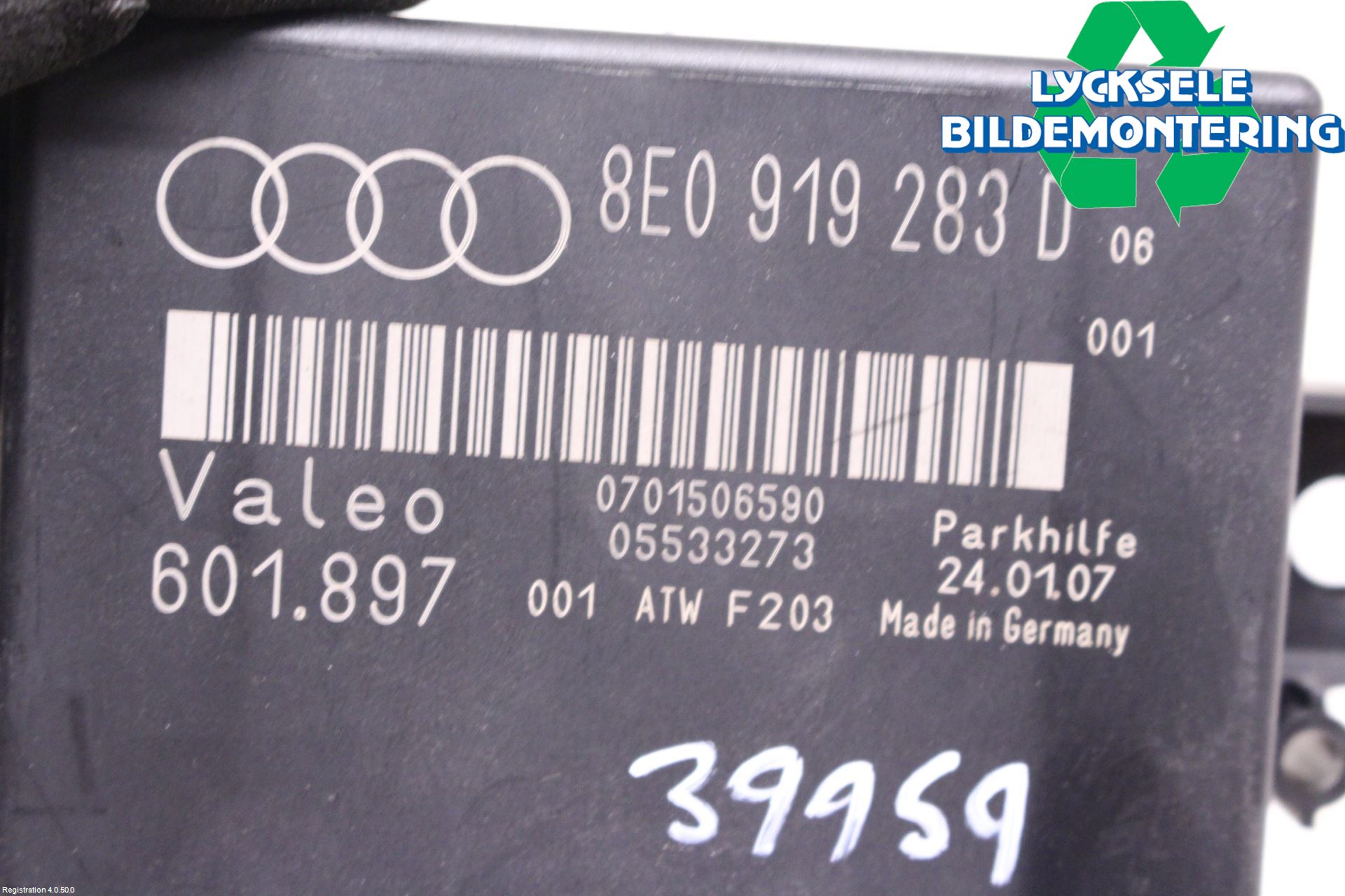 Audi A4/S4 05-07 Styrenhet Parkeringshjälp