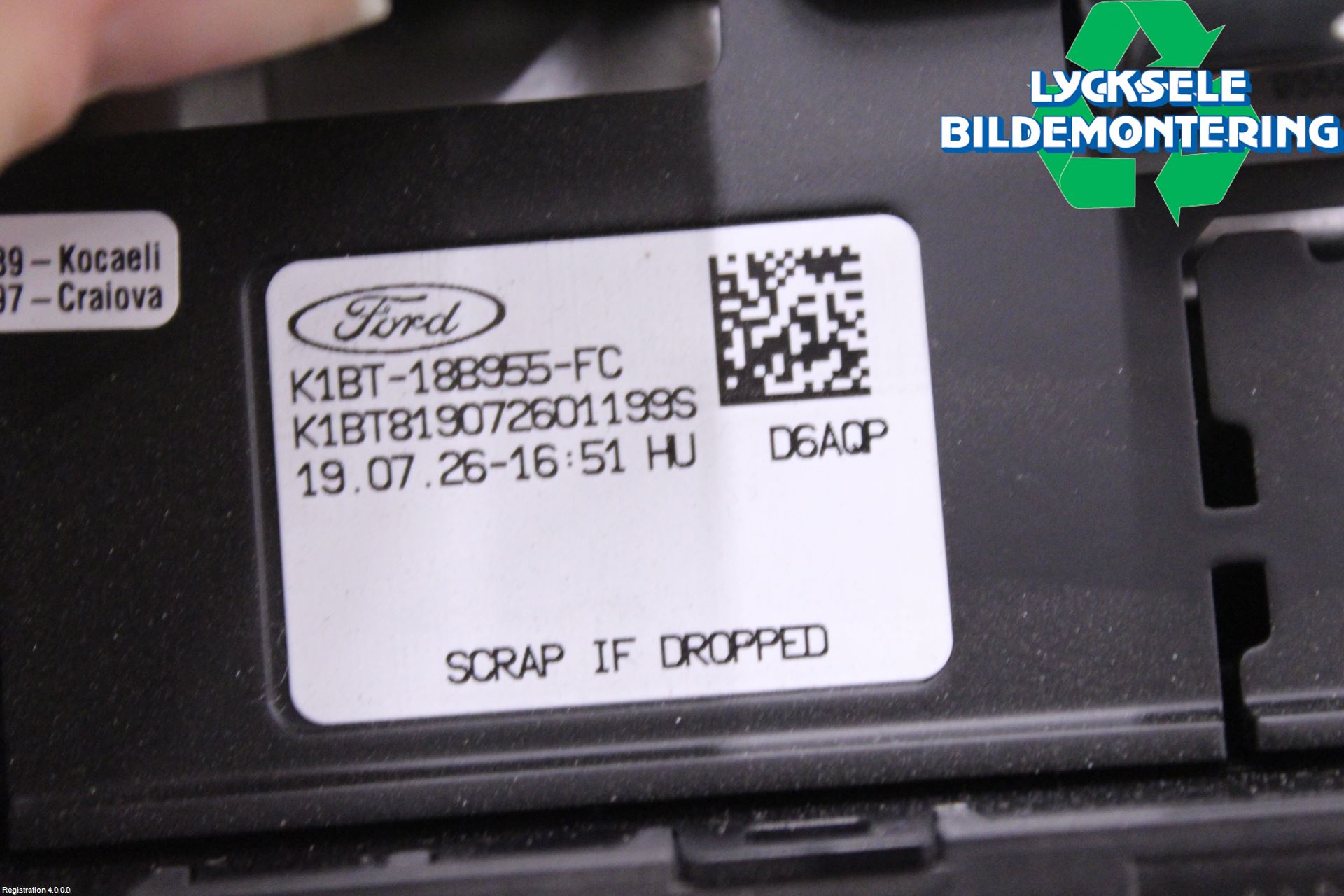 Ford TRANSIT/TOURNEO COURIER 13-23 Cd Radio - Multimediapanel