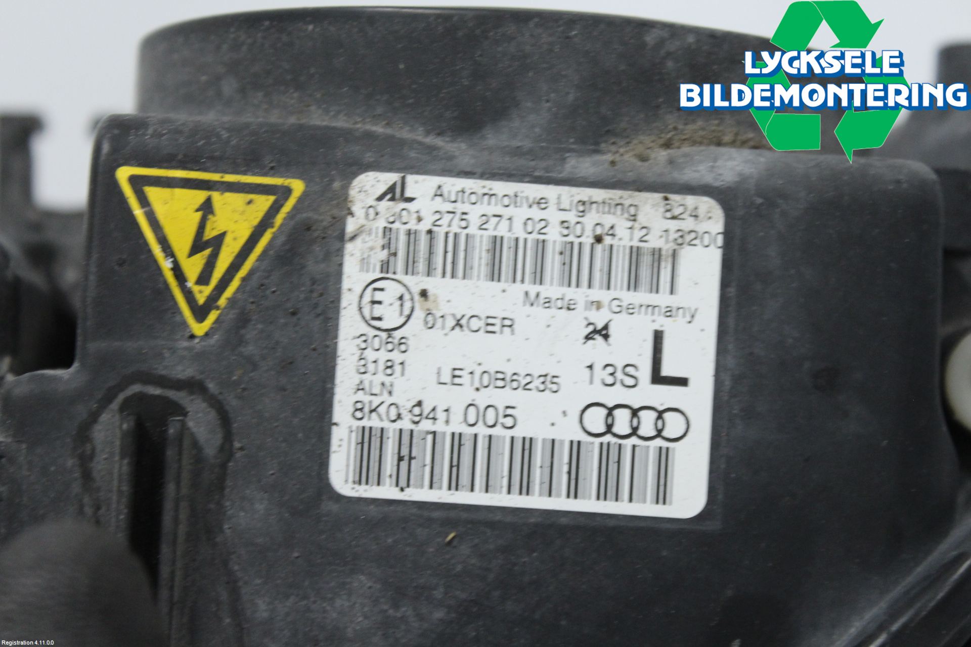 Audi A4 12-15 Strålkastare Vänster