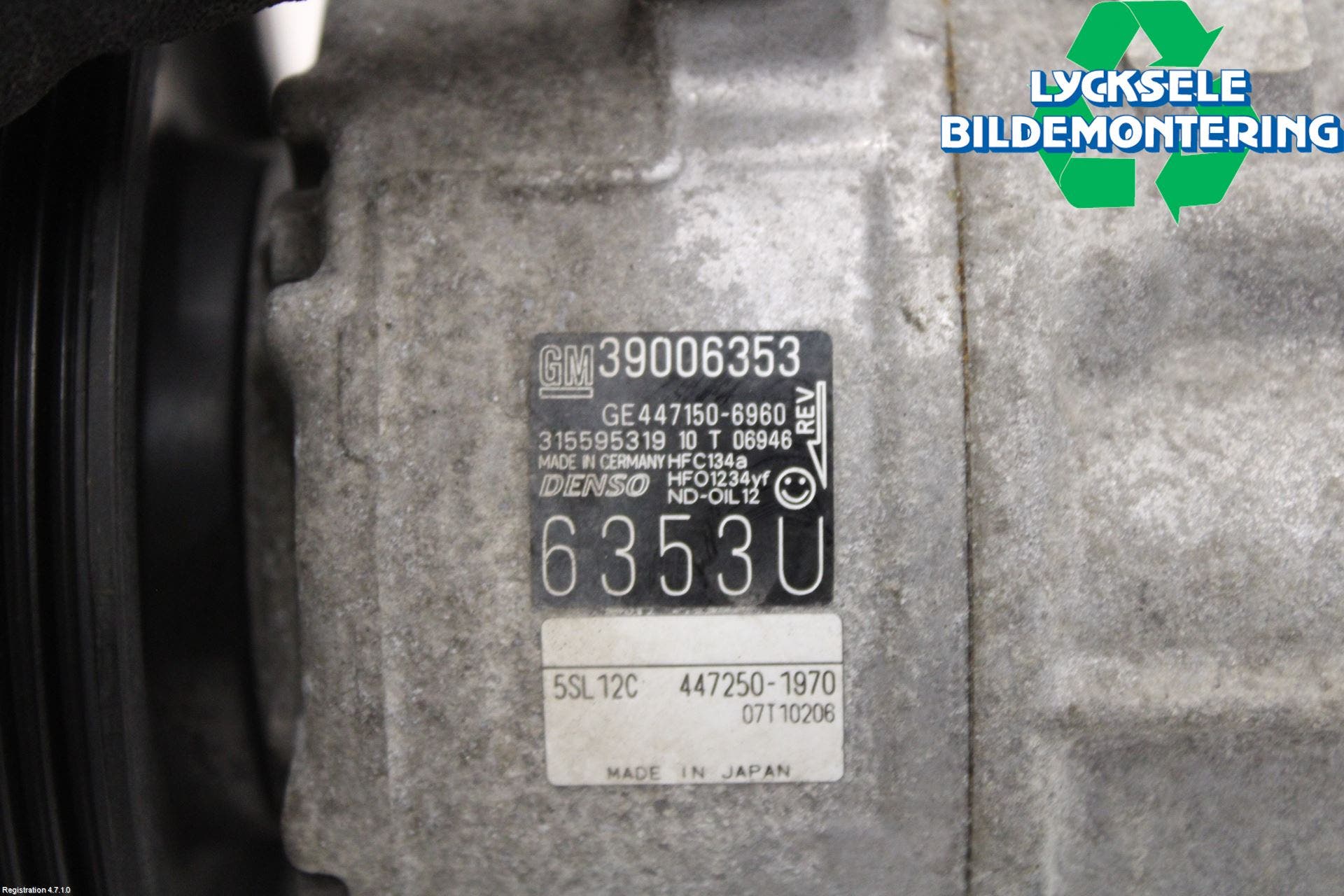 Opel CORSA E 15-19 Ac Kompressor