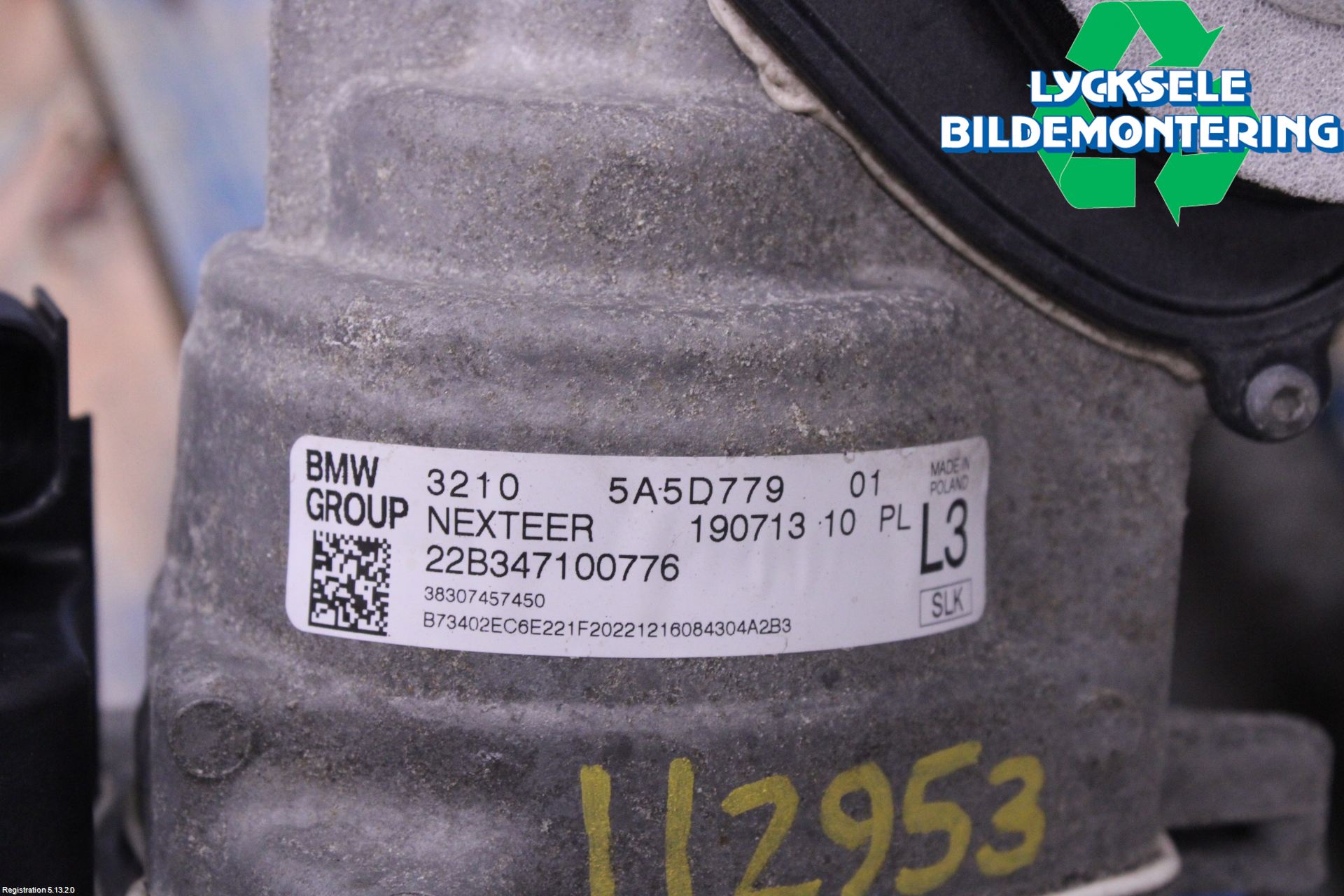 BMW X1/iX1 U11 23- Styrväxel-Snäcka Elektrisk