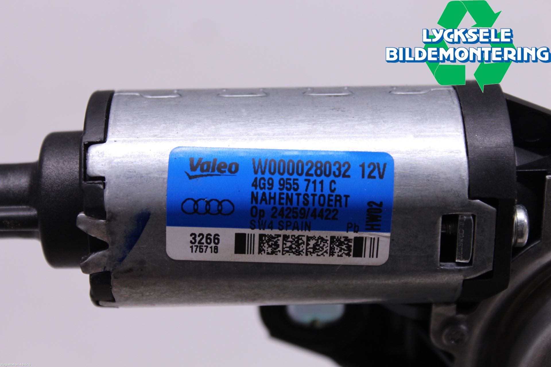 Audi A6/S6 4G 11-18 Torkarmotor Baklucka