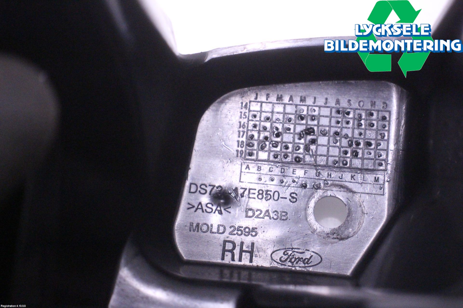 Ford MONDEO 15-22 Stötfångarfäste Bak Hö