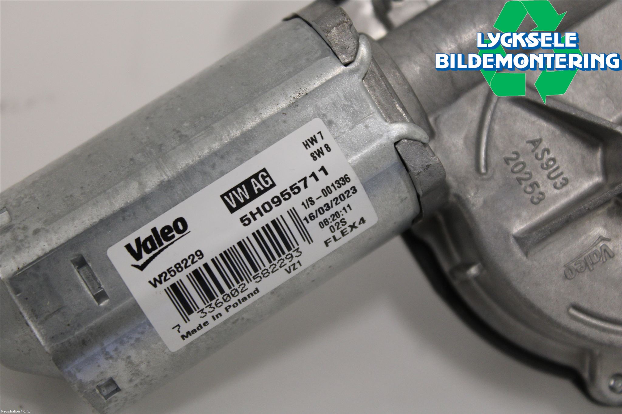 Volkswagen VW ID.3 21- Torkarmotor Baklucka