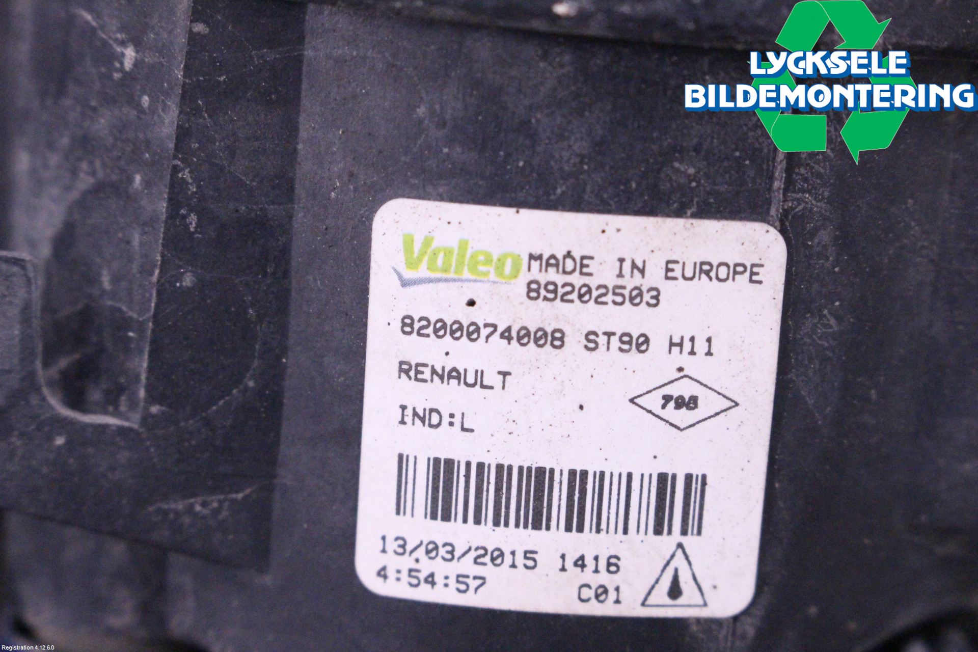 Renault MEGANE III 09-15 Dimljus-Varselljus Fram