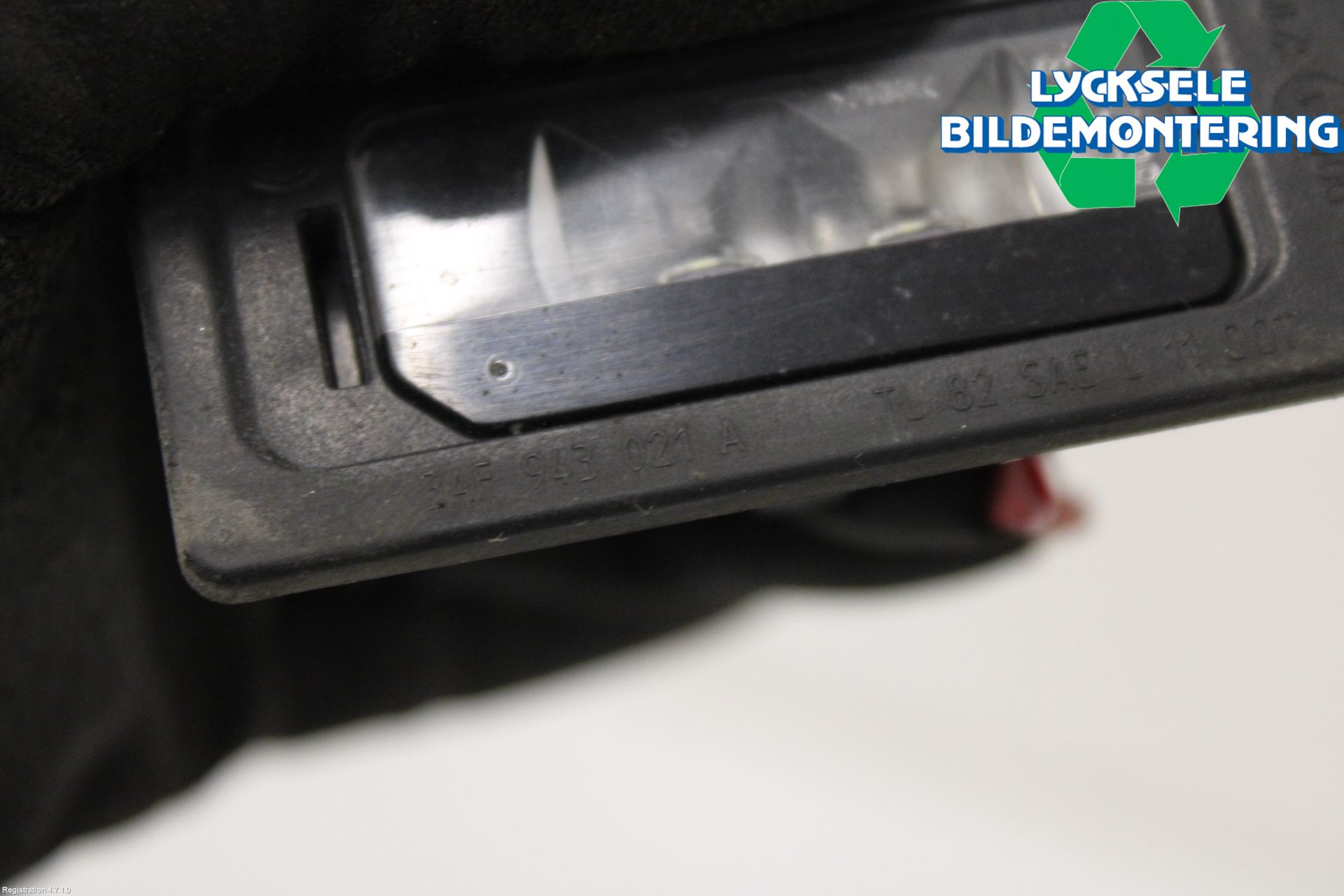 Volkswagen VW GOLF / E-GOLF VII 13-20 Skylt Belysning